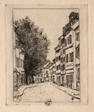 Sei incisioni: Notre Dame, Pontoise, 1895 da Paul Gachet