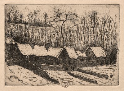 Sei Incisioni: Il Forno di Paglia, Auvers da Paul Gachet