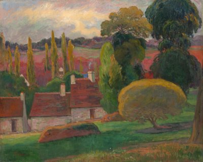 Una fattoria in Bretagna da Paul Gauguin