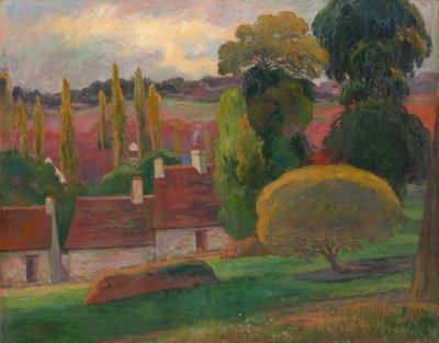 Una fattoria in Bretagna, ca. 1894 da Paul Gauguin