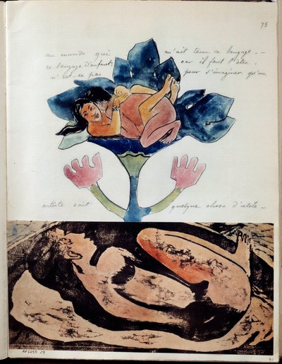 Album Noa (o Noa Noa) del pittore Paul Gauguin: folio 75 da Paul Gauguin