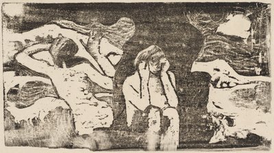 Alle rocce nere, in o dopo 1895 da Paul Gauguin