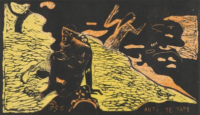 Auti te Pape Donne al Fiume da Paul Gauguin