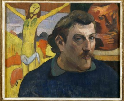 Autoritratto con Cristo giallo da Paul Gauguin