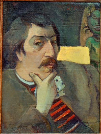 Autoritratto con idolo da Paul Gauguin
