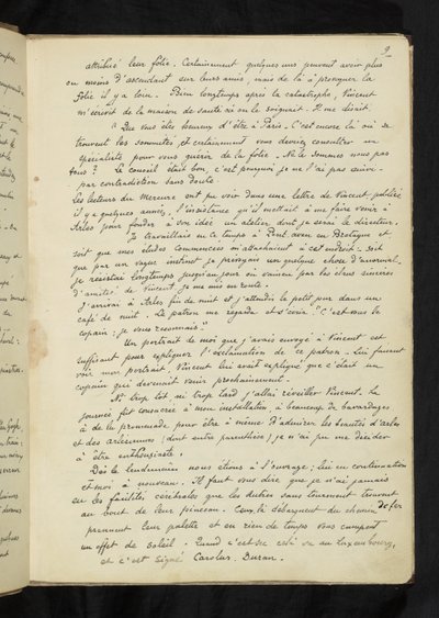 Descrizione del soggiorno di Gauguin con Vincent van Gogh ad Arles (P. 9) da Paul Gauguin