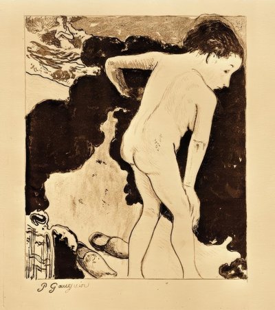Bagnanti bretoni da Paul Gauguin