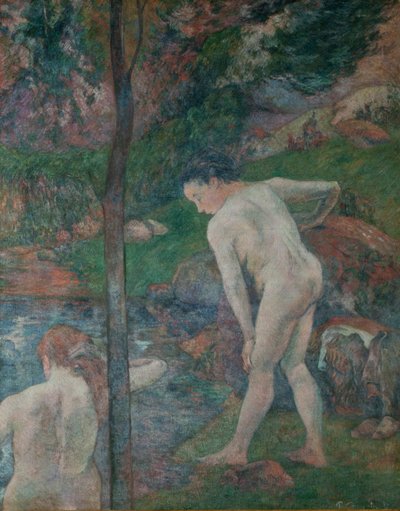 Bagnanti in Bretagna Due bagnanti, 1887 da Paul Gauguin