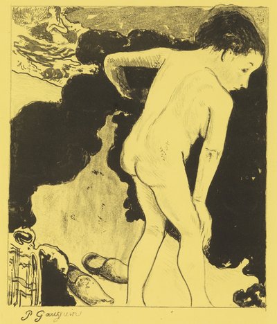 Bagnanti in Bretagna, dalla Suite Volpini: Dessins lithographiques da Paul Gauguin