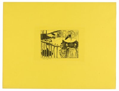 Donne bretoni presso un cancello, dalla Suite Volpini da Paul Gauguin