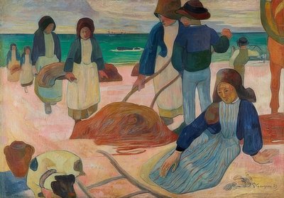 Raccoglitrici di alghe bretoni (II) da Paul Gauguin