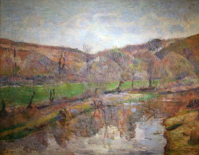 Paesaggio della Bretagna da Paul Gauguin