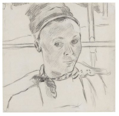 Busto di una giovane donna bretone (Possibilmente Marie Lagadu) da Paul Gauguin