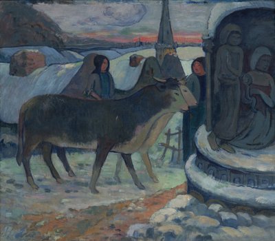 Notte di Natale La benedizione dei buoi, 1902-1903 da Paul Gauguin