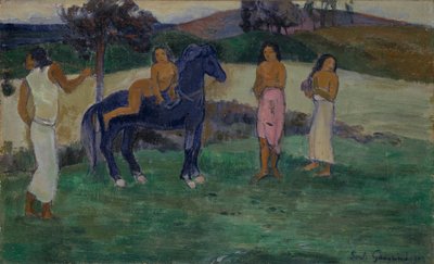 Composizione con figure e un cavallo da Paul Gauguin
