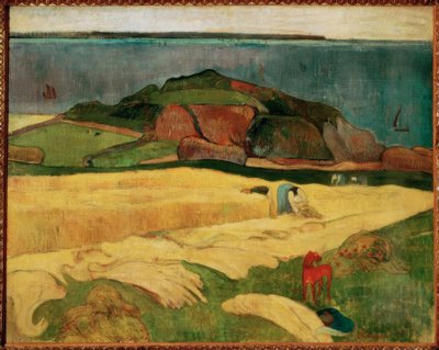 Il raccolto al mare: Le Pouldu da Paul Gauguin