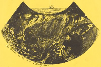 Drammi del mare: Una discesa nel Maelstrom, 1889 da Paul Gauguin