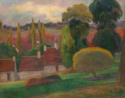 Una casa colonica in Bretagna da Paul Gauguin
