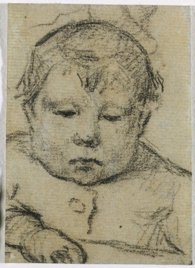Emil Gauguin bambino, mano destra in avanti, 1875-76 circa (pastello nero) da Paul Gauguin