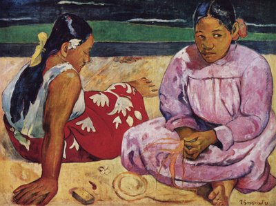 Francese: Femmes de Tahiti, ou Sur la plage Donne di Tahiti sulla spiaggia da Paul Gauguin