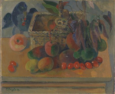 Francese: Le Panier carré Painting da Paul Gauguin