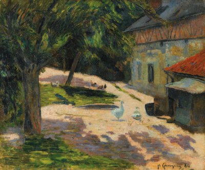 Francese: Le Poulailler da Paul Gauguin