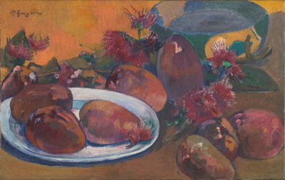 Francese:  Nature morte aux mangues Stil life with Mangos da Paul Gauguin