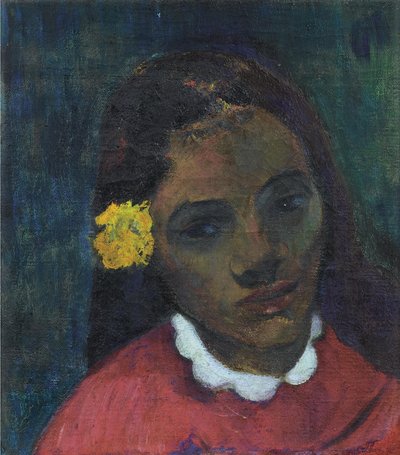 Francese: Tête de Tahitienne, ou La Fleur qui écoute da Paul Gauguin