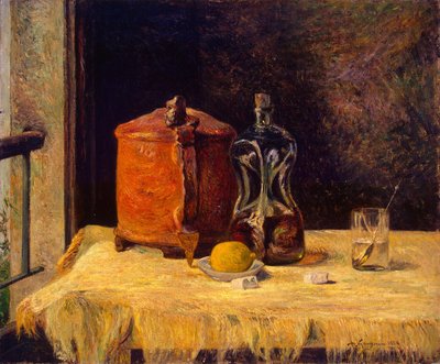 Francese: À la fenêtre, nature morte Alla finestra da Paul Gauguin