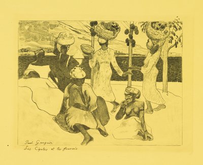 Heuschrecken und Ameisen: Ein Souvenir aus Martinique da Paul Gauguin