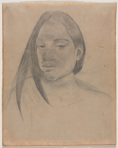 Testa di una donna tahitiana da Paul Gauguin