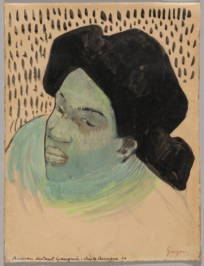 Testa di donna tahitiana da Paul Gauguin