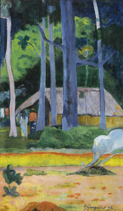Capanna sotto gli alberi, 1892 da Paul Gauguin