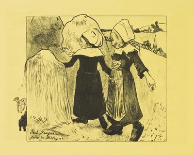 Gioie della Bretagna, 1889 da Paul Gauguin