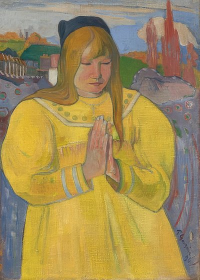 Giovane ragazza cristiana da Paul Gauguin
