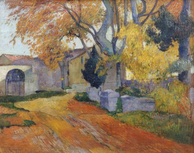 Il viale degli Alyscamps da Paul Gauguin