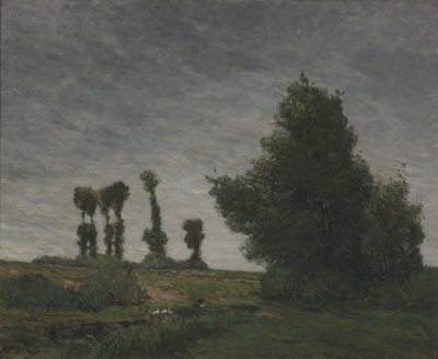 Paesaggio con pioppi da Paul Gauguin