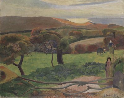 Paesaggio dalla Bretagna da Paul Gauguin