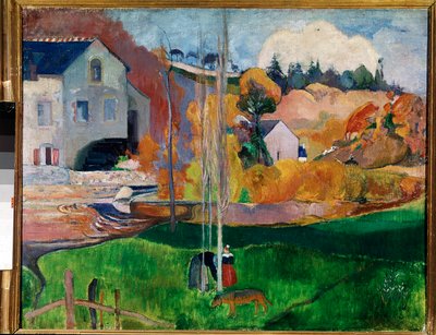 Paesaggio in Bretagna, il mulino David da Paul Gauguin