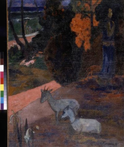 Paesaggio con due capre da Paul Gauguin