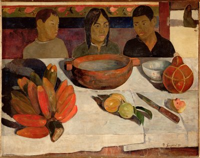 Il pasto, o le banane (dipinto su tela) da Paul Gauguin
