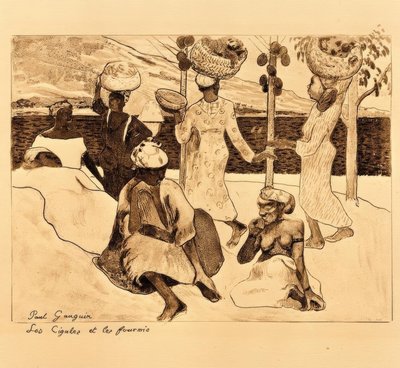Le cicale e le formiche da Paul Gauguin