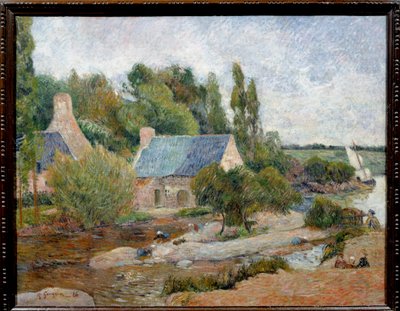 Le lavandaie a Pont Aven. Dipinto di Paul Gauguin (1848-1903) 1886. Museo d