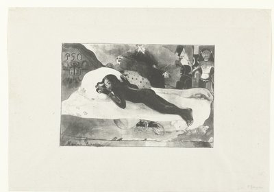 Ragazza sdraiata e spiriti dei defunti (Manao tupapau) da Paul Gauguin