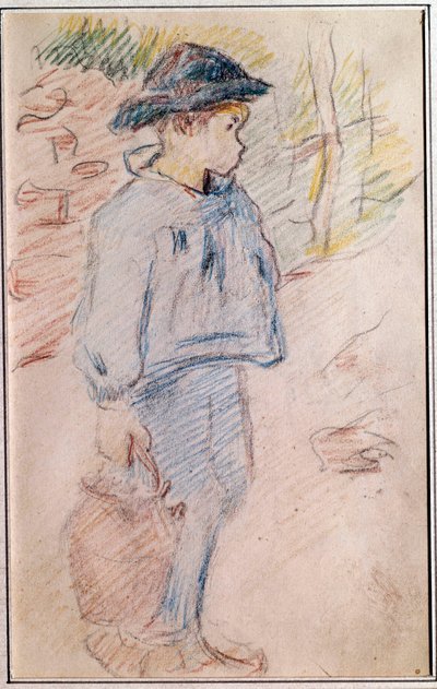 Piccolo ragazzo bretone con secchio da Paul Gauguin