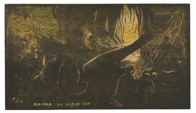 Mahna no varua ino (Il diavolo parla), dalla suite Noa Noa da Paul Gauguin