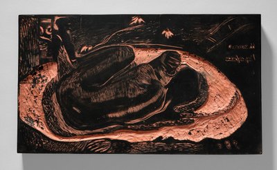 Manao tupapau (Pensa al fantasma o il fantasma pensa a lei), dalla Suite Noa Noa da Paul Gauguin