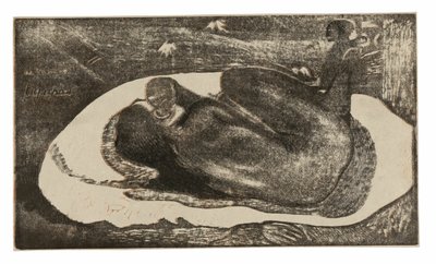 Manao tupapau (Lei pensa al fantasma o il fantasma pensa a lei), dalla Suite Noa Noa da Paul Gauguin