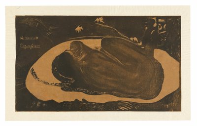 Manau tupapau (She Thinks of the Ghost o The Ghost Thinks of Her), dalla suite Noa Noa da Paul Gauguin
