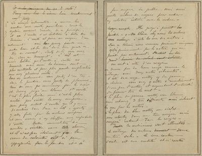 Pagine di Manoscritto [recto] da Paul Gauguin